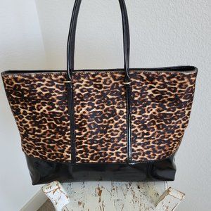 Talbot's Genuine Calf Hair Animal Print Handbag - NWOT